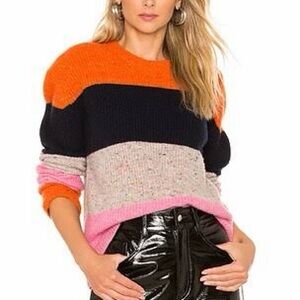 A.L.C. Multicolor Crew Neck Sweater